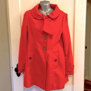 Tulle Red Women's Coat